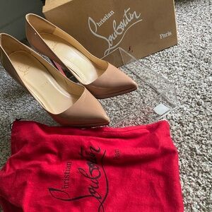 Christian Louboutin Women's Tan Pumps